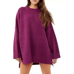 ❄️Free People Peaches Tunic Oversized Slouch Dress Length Soft NWOT Size Large